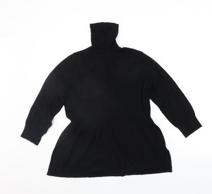 Womens UK Size 14 Marks and Spencer Black Pullover Jumper