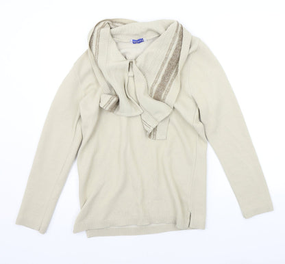 victoria eve Womens Beige   Pullover Jumper Size M
