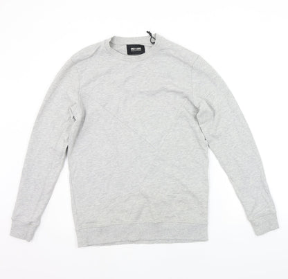 ONLY & SONS Mens Grey   Pullover Jumper Size S