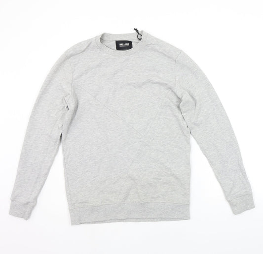 ONLY & SONS Mens Grey   Pullover Jumper Size S