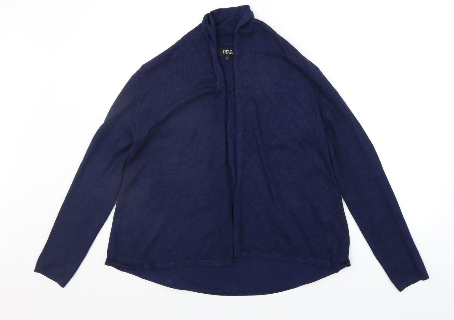 Womens UK Size 12 Matalan Blue Cardigan Jumper