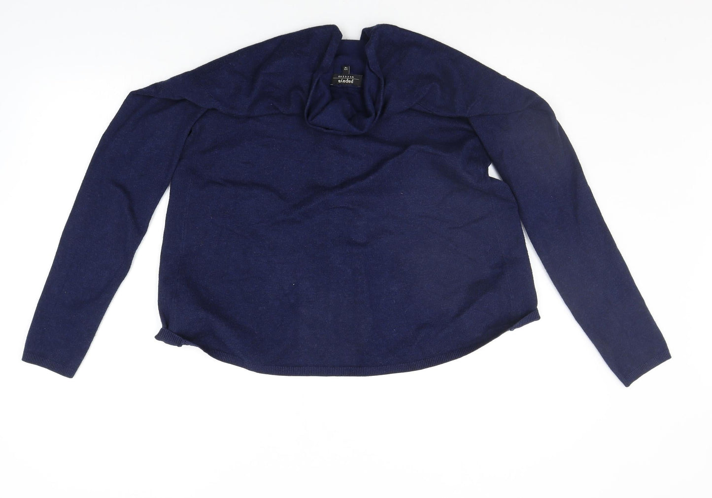 Womens UK Size 12 Matalan Blue Cardigan Jumper