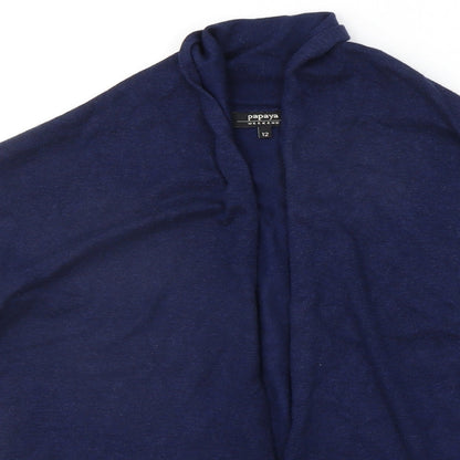 Womens UK Size 12 Matalan Blue Cardigan Jumper