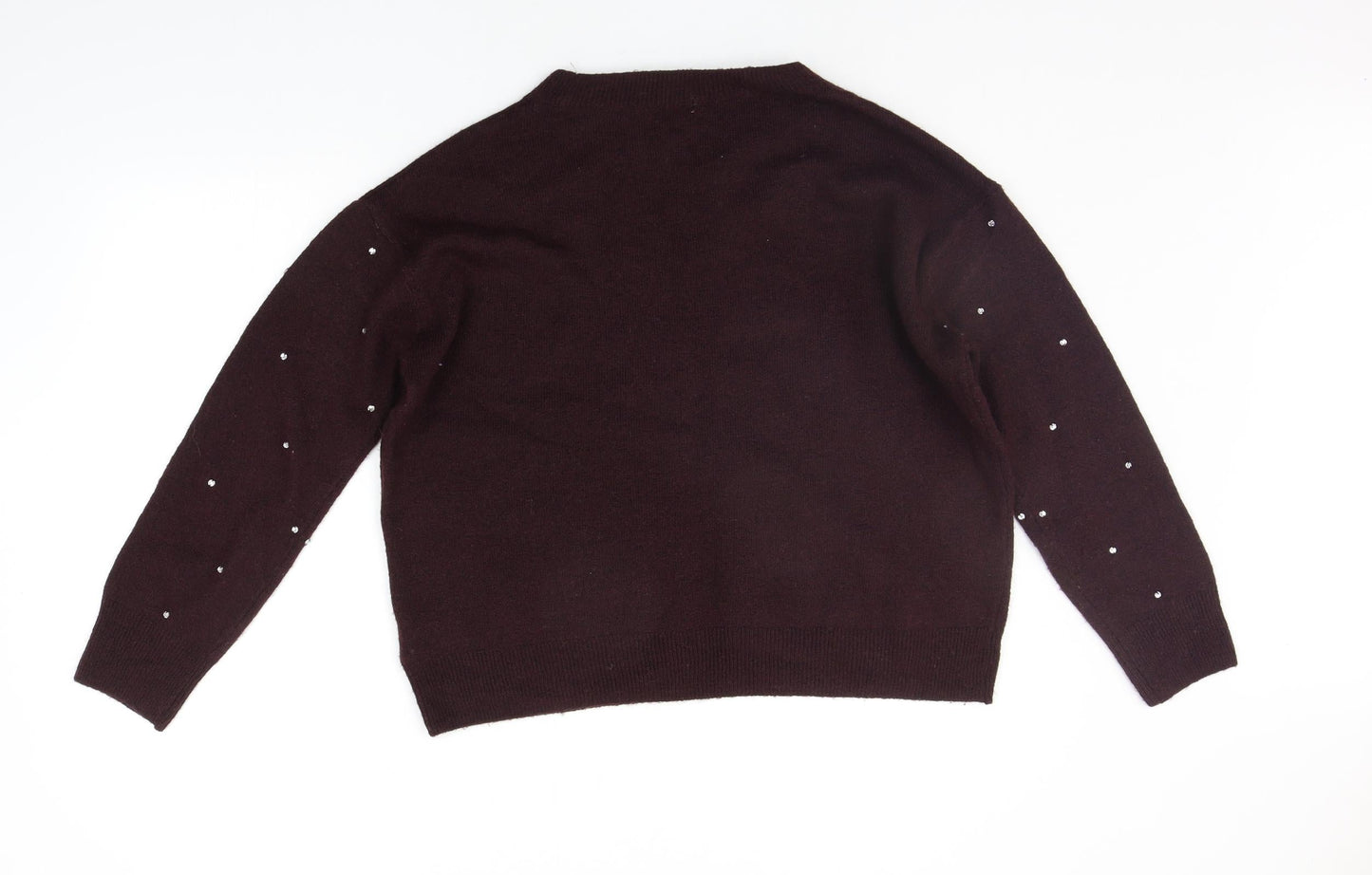 Womens UK Size M H&M Purple Pullover Jumper