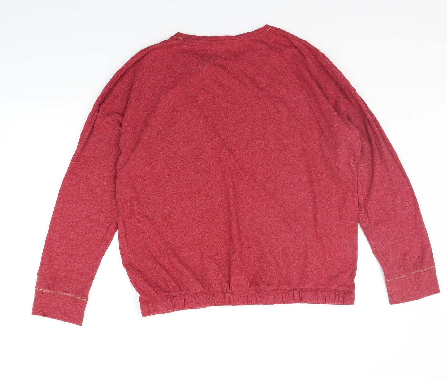 Womens UK Size 16 Marks and Spencer Red Pullover Jumper