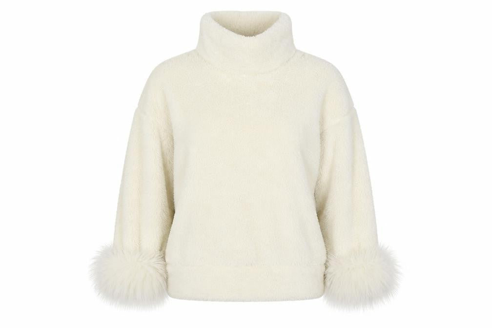 Womens UK Size S Matalan White Pullover Jumper