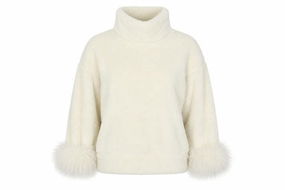 Womens UK Size S Matalan White Pullover Jumper