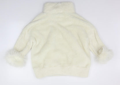 Womens UK Size S Matalan White Pullover Jumper