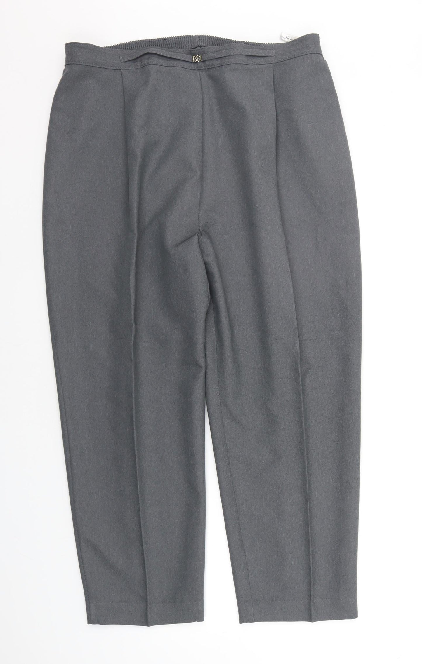 Womens UK Size 20 Berkertex Regular Fit  Grey Trousers