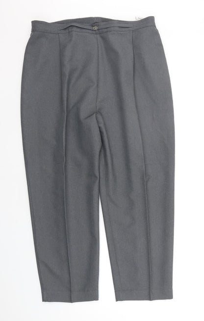 Womens UK Size 20 Berkertex Regular Fit  Grey Trousers
