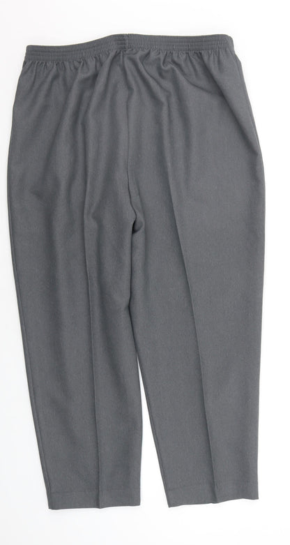 Womens UK Size 20 Berkertex Regular Fit  Grey Trousers