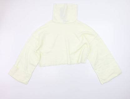Womens UK Size L Nasty Gal White Pullover Jumper
