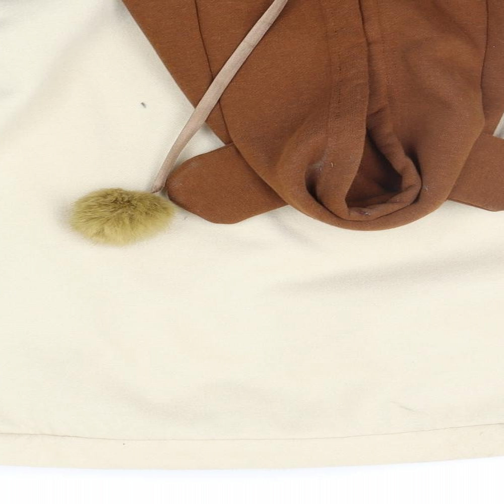 SheIn Womens Beige   Pullover  One Size  - BEAR