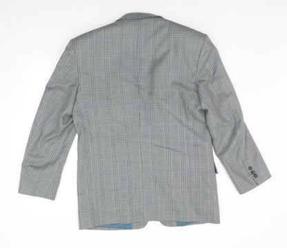 Mens UK Size L Debenhams Regular Grey Suit Jacket
