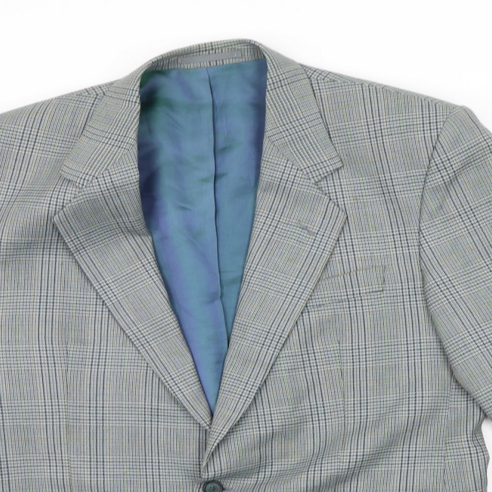 Mens UK Size L Debenhams Regular Grey Suit Jacket