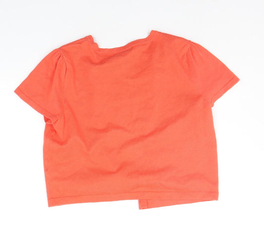 George Womens Orange   Cardigan Jumper Size 16