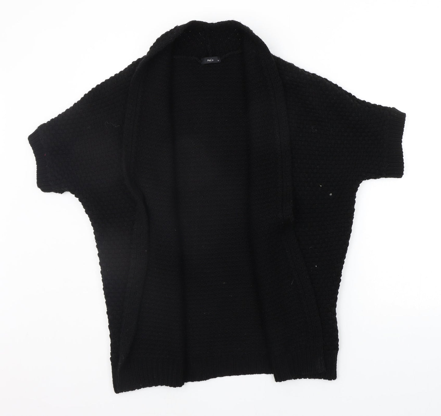 Womens UK Size 12 M&Co Black Cardigan Jumper