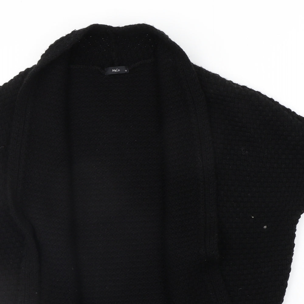 Womens UK Size 12 M&Co Black Cardigan Jumper