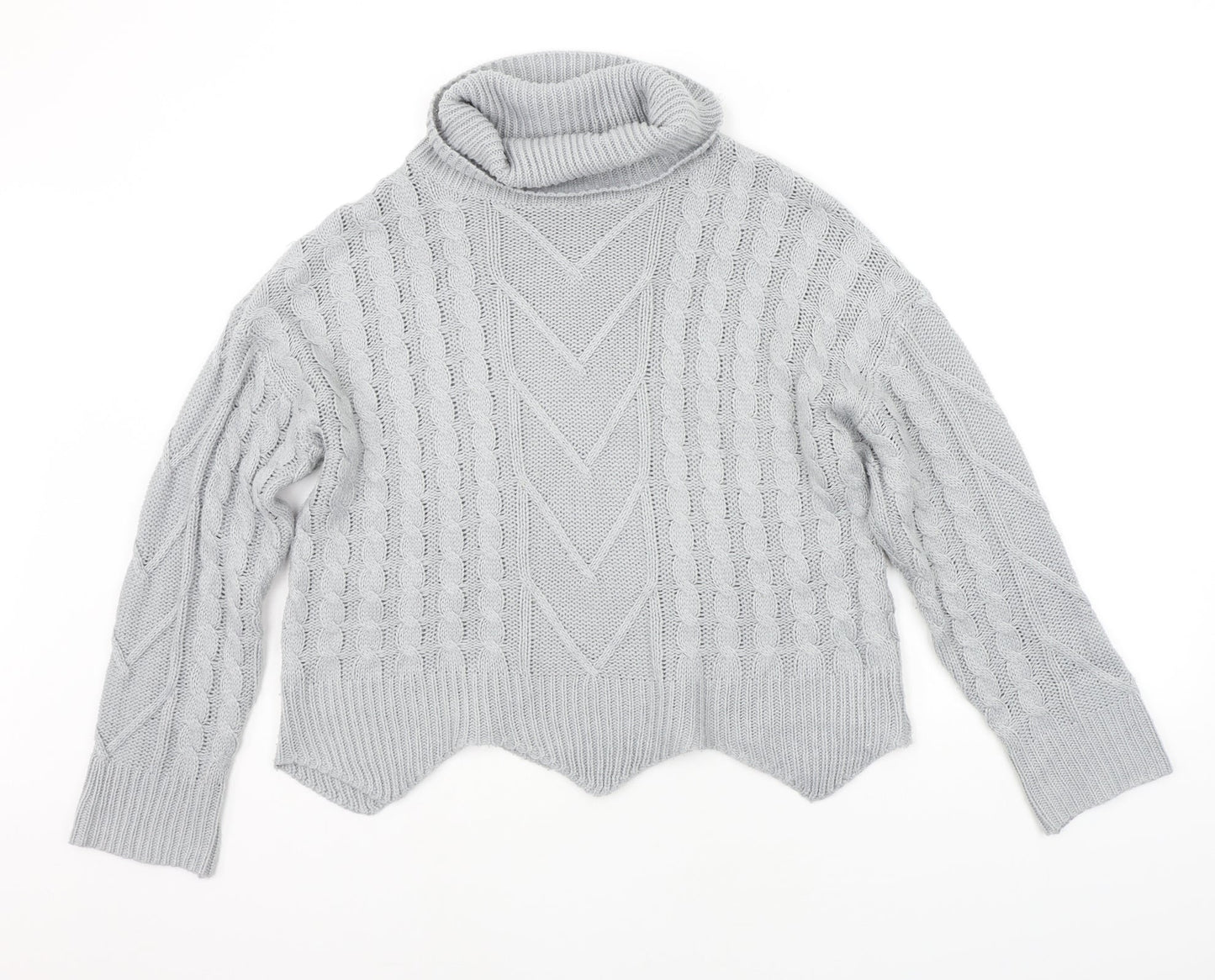 SheIn Womens Grey   Pullover Jumper Size L