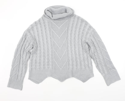 SheIn Womens Grey   Pullover Jumper Size L