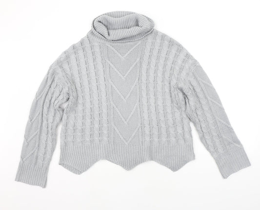 SheIn Womens Grey   Pullover Jumper Size L