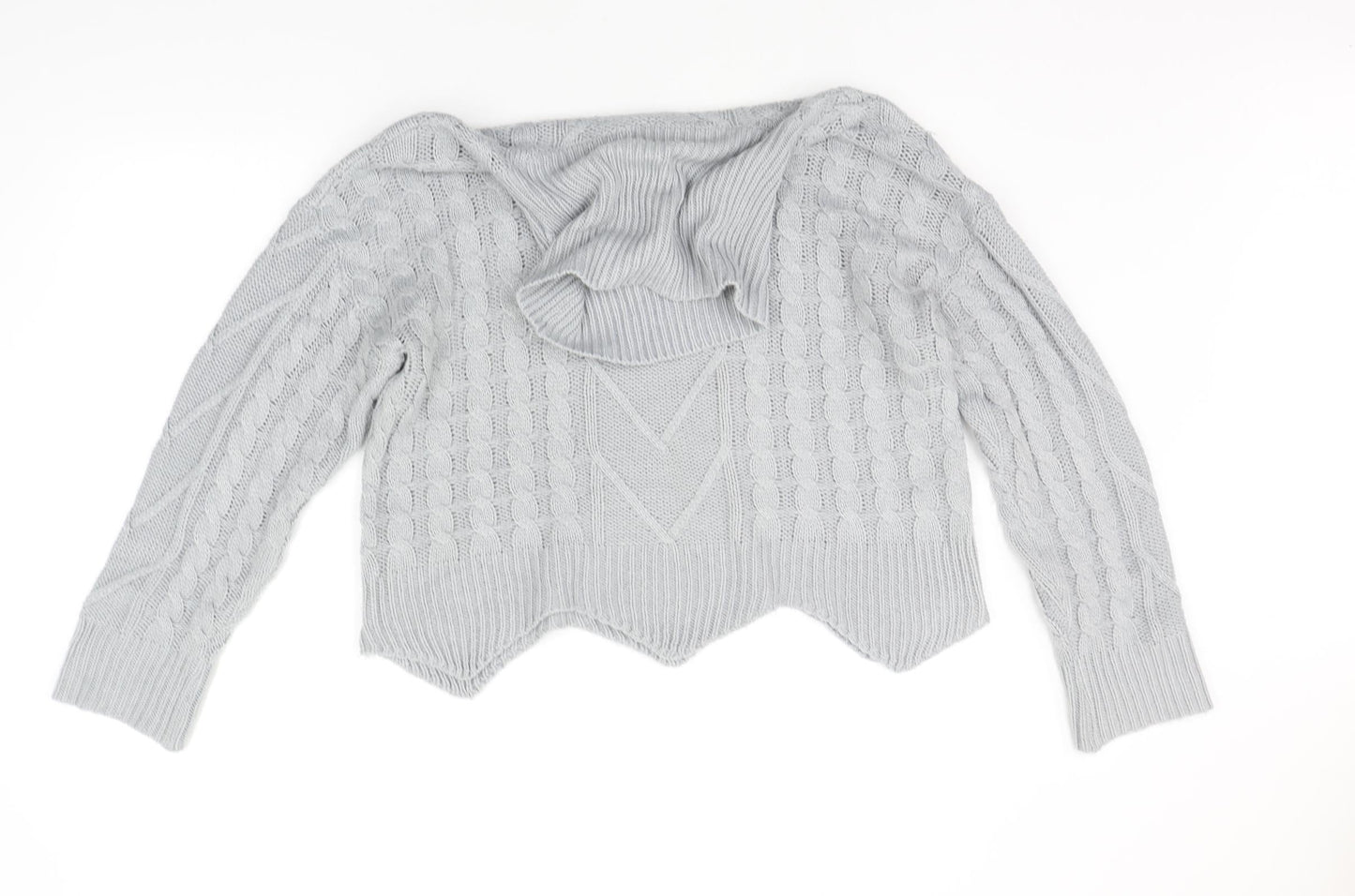SheIn Womens Grey   Pullover Jumper Size L