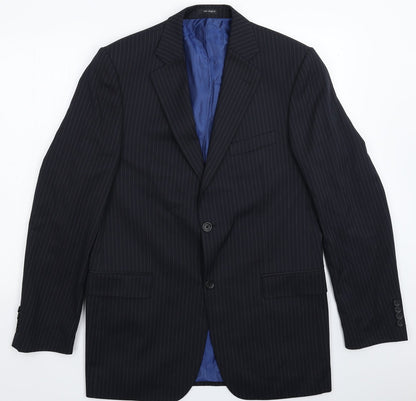 Mens UK Size 42 Tom English Regular Blue Suit Jacket