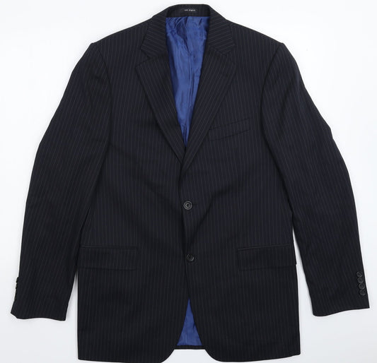 Mens UK Size 42 Tom English Regular Blue Suit Jacket