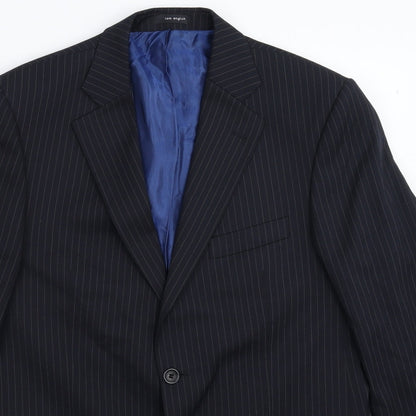 Mens UK Size 42 Tom English Regular Blue Suit Jacket
