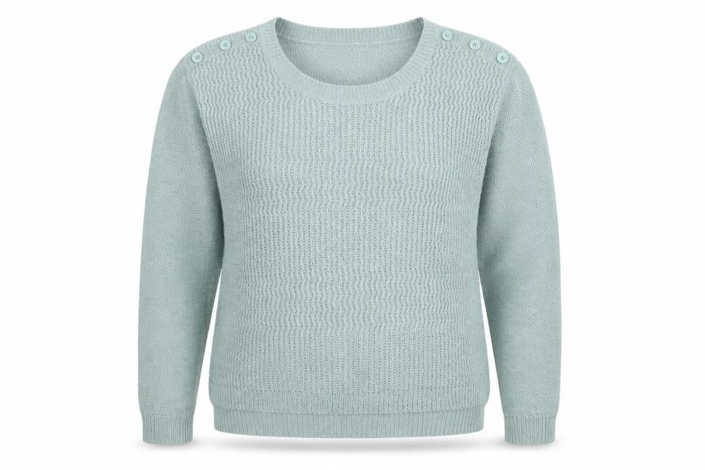 Womens UK Size 14 TU Green Pullover Jumper