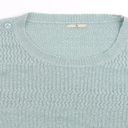 TU Womens Green  Knit Pullover Jumper Size 14