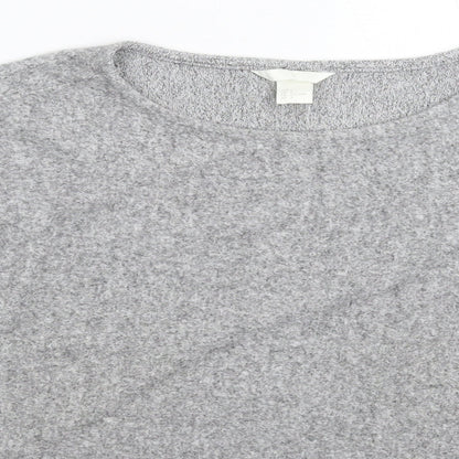 H&M Womens Grey  Knit Pullover Jumper Size L