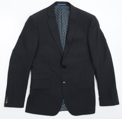 Mens UK Size 36 One Six Five Regular Grey Suit Jacket