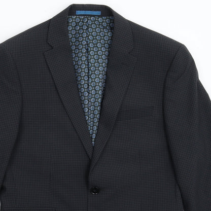 Mens UK Size 36 One Six Five Regular Grey Suit Jacket