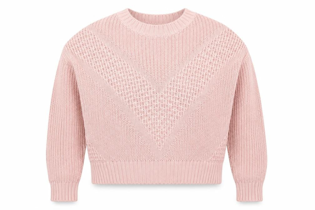Womens UK Size XS Divided Pink Pullover Jumper