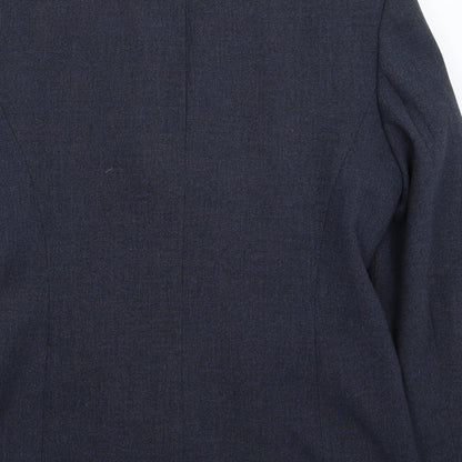 Ann Brooks Womens Blue   Jacket Suit Jacket Size 12