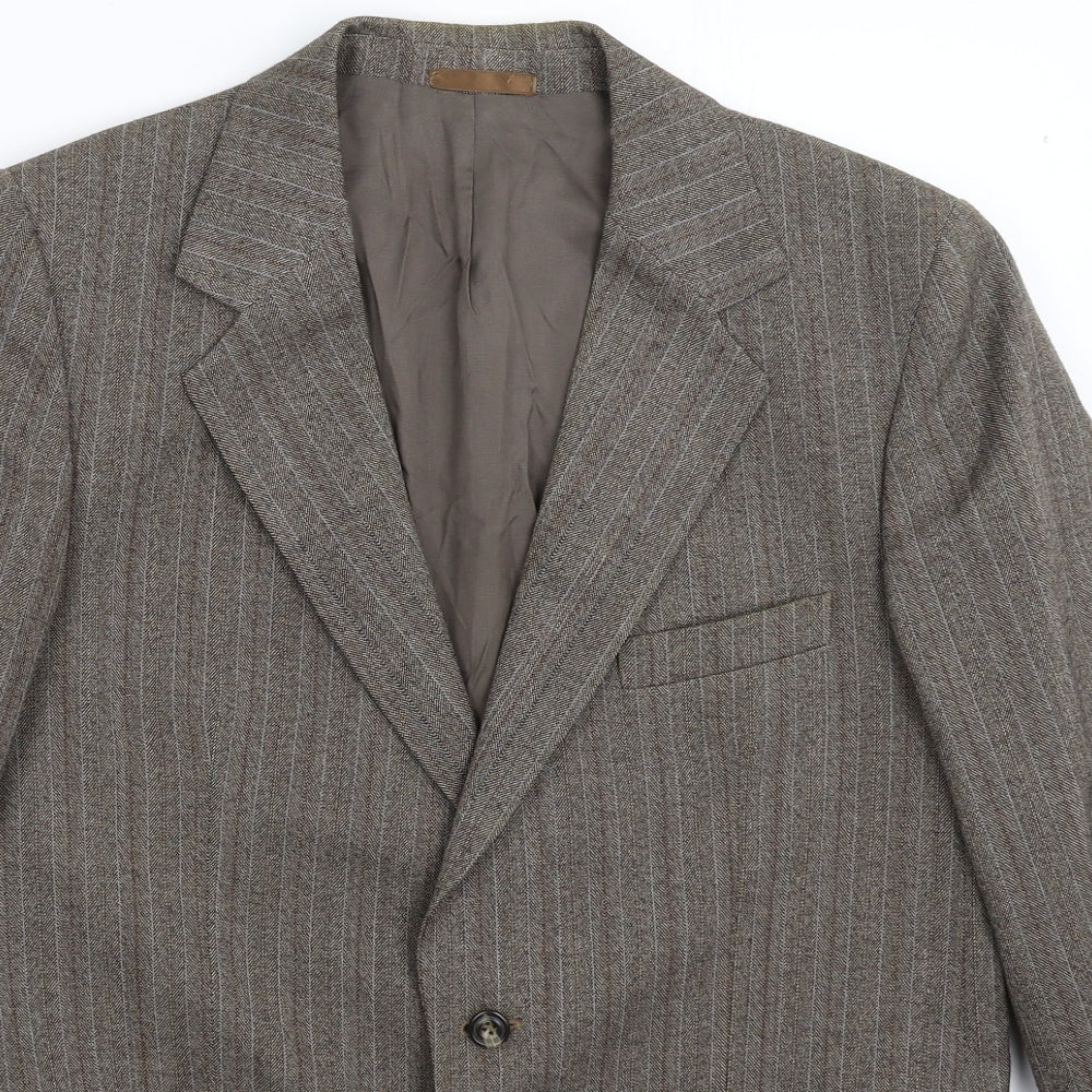 Mens UK Size 40 Burton Regular Grey Suit Jacket