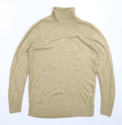 Womens UK Size 10 Preworn Beige Pullover Jumper