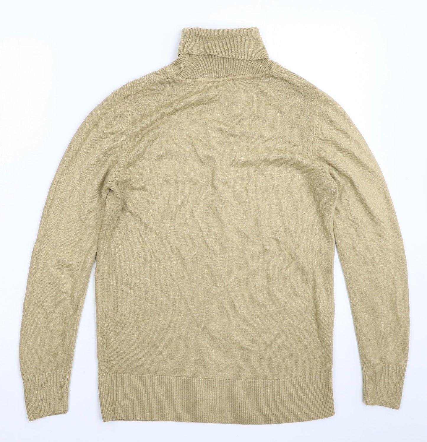 Womens UK Size 10 Preworn Beige Pullover Jumper