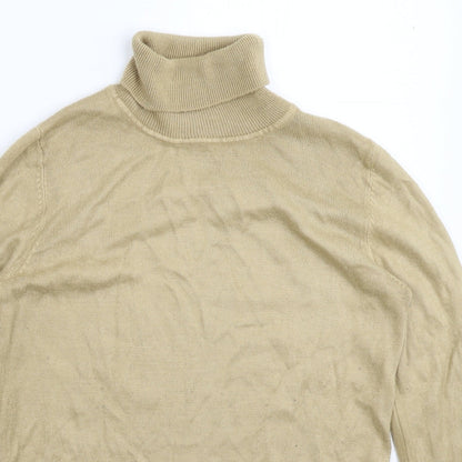 Womens UK Size 10 Preworn Beige Pullover Jumper