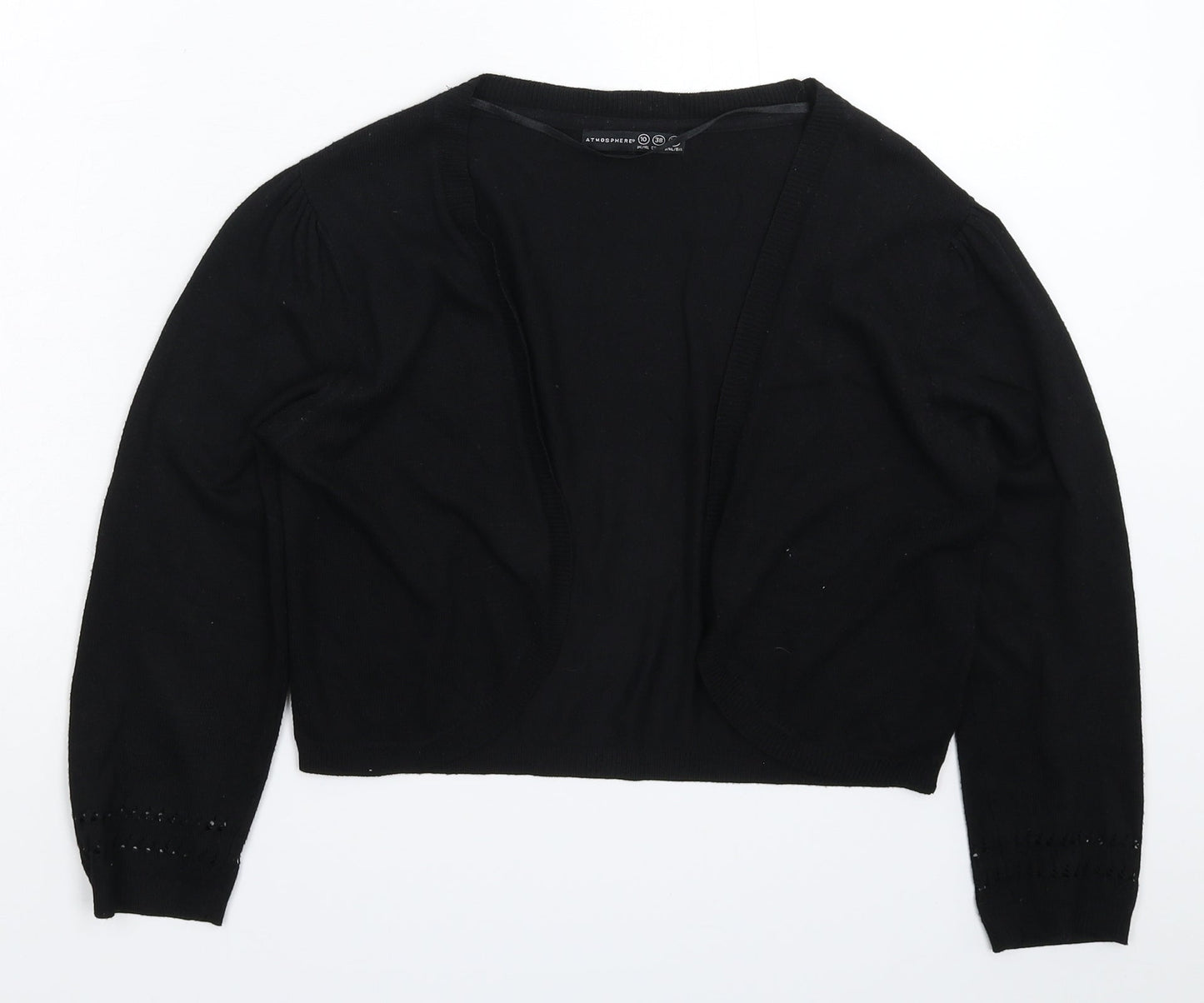 Womens UK Size 10 Atmosphere Black Cardigan Jumper