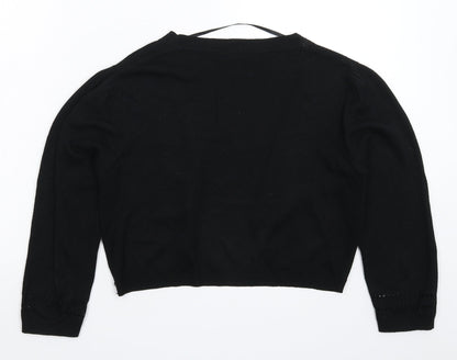 Womens UK Size 10 Atmosphere Black Cardigan Jumper
