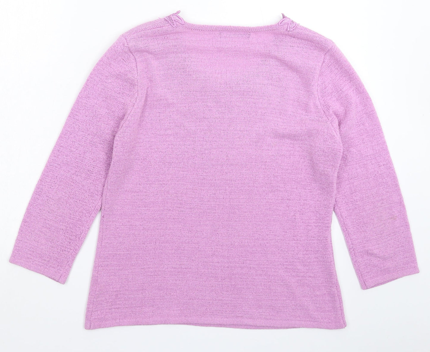 Womens UK Size S BM Pink Pullover Jumper