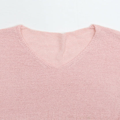 SheIn Womens Pink  Knit Pullover Jumper Size M