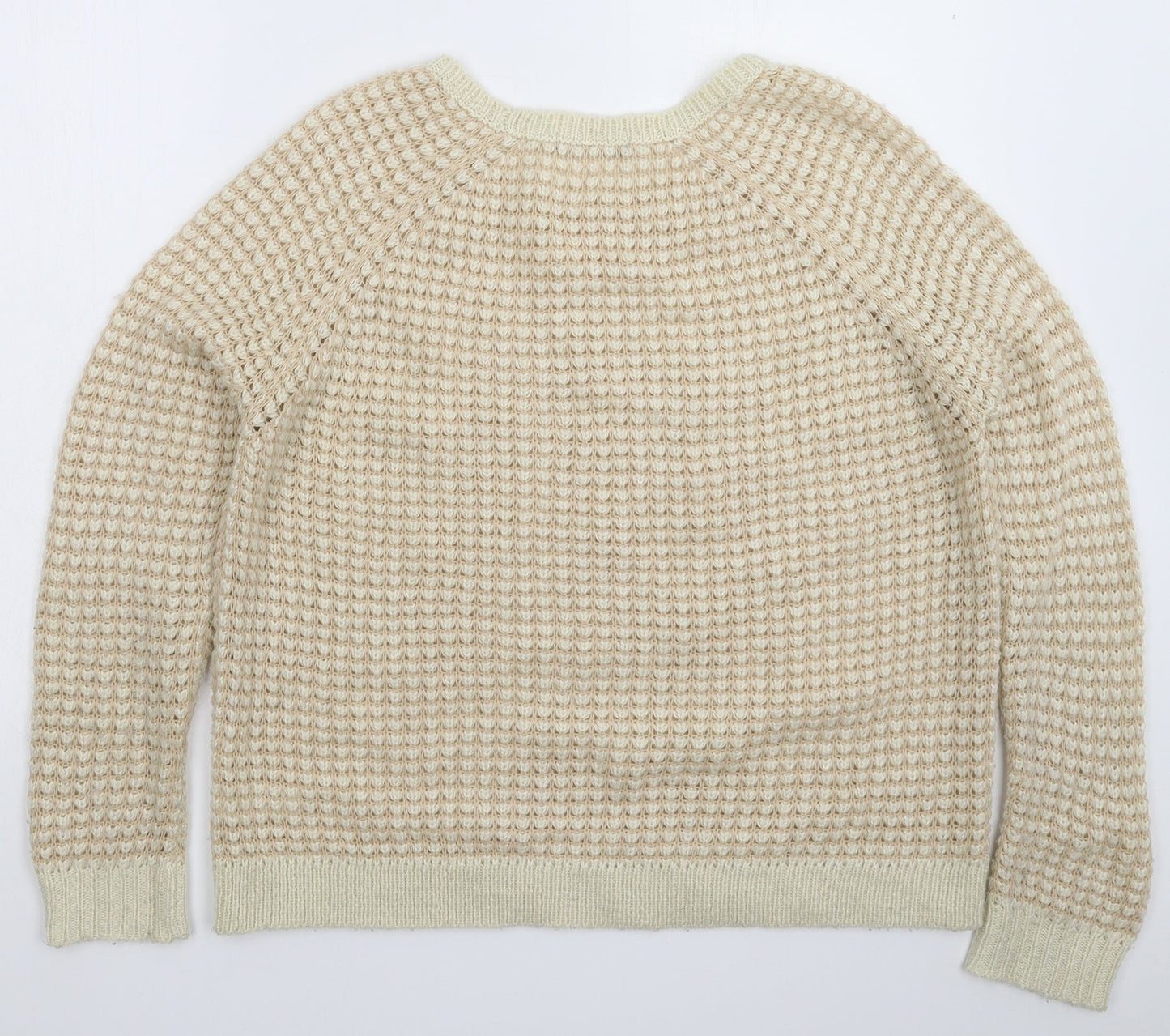 George Womens Beige  Knit Pullover Jumper Size 14