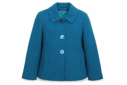 Womens UK Size 12 BM Blue Jacket