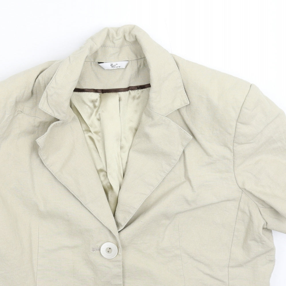 Klass Womens Grey   Jacket Blazer Size 14