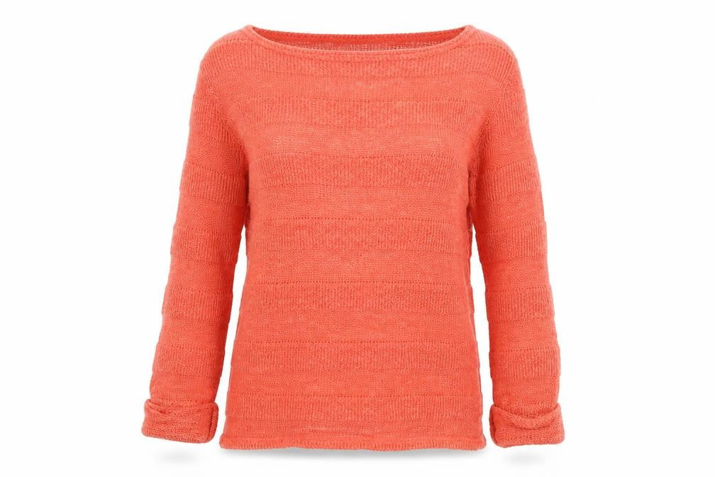 Womens UK Size 10 Topshop Orange Pullover Jumper