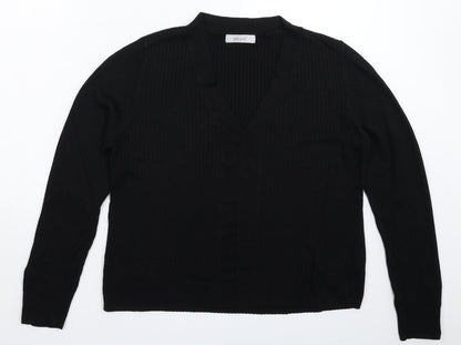 Womens UK Size 12 Marks and Spencer Black Pullover Jumper