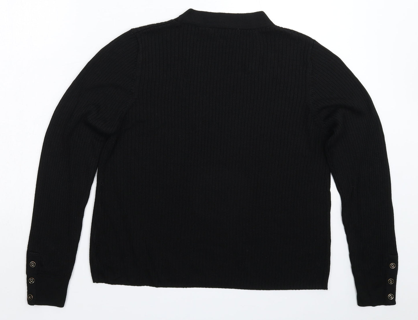 Womens UK Size 12 Marks and Spencer Black Pullover Jumper